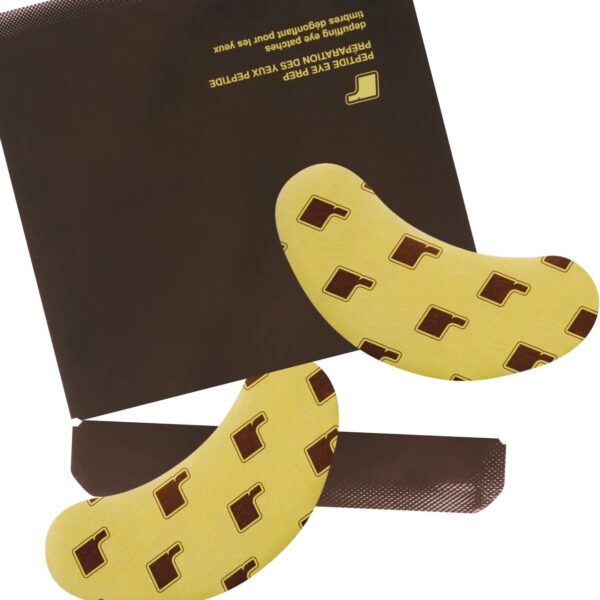 Banana peel Peptide eye prep