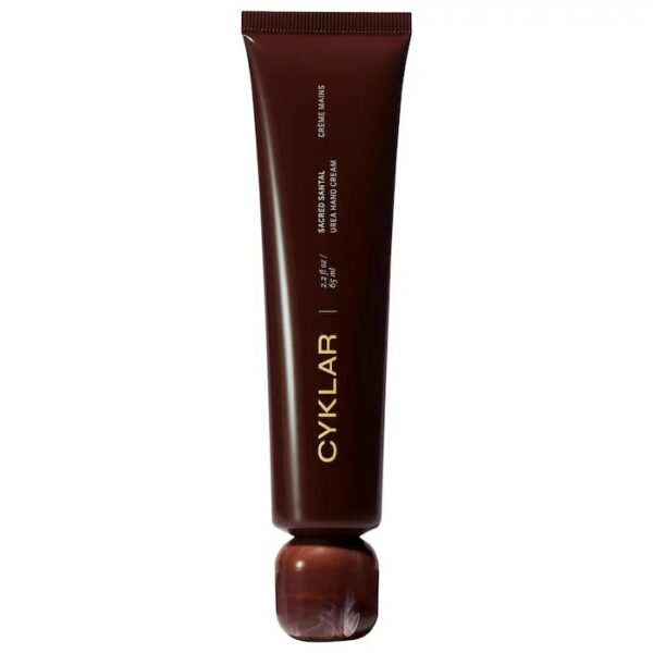 Sacred Santal Urea Hand Cream with Ectoin and Squalane.