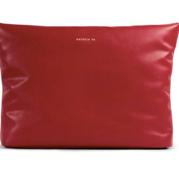 Strawberry puff clutch