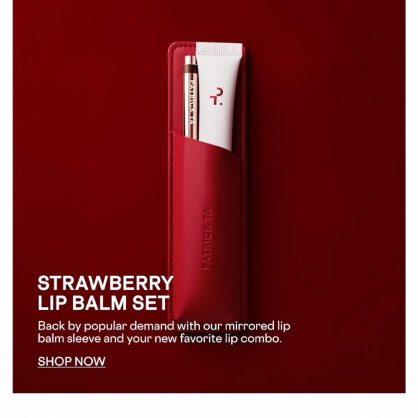 Strawberry Lip Set with mirror