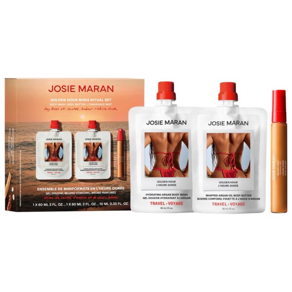 Golden Hour Mini Bodycare Ritual Gift Set for Hydration.